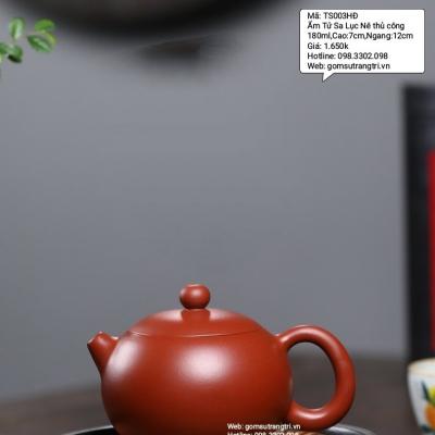 Ấm Tử Sa Lục Nề Thủ Công